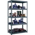 Edsal High Capacity Boltless Shelving, 48W" x 18D" x 84H", 5 Shelves, Gray HCU-481884